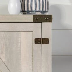 Clarabelle Farmhouse Barn Door TV Stand For TVs Up To 60" - Saracina Home -Saracina Home Shop GUEST 30300617 dc01 45d0 98c7 6f7f3da0021e