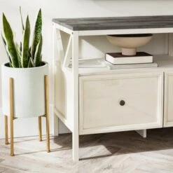 Farmhouse 3 Drawer Wood TV Stand For TVs Up To 65" - Saracina Home 18 Farmhouse 3 Drawer Wood TV Stand For TVs Up To 65" - Saracina Home -Saracina Home Shop GUEST 31eff10a 5528 4bba 98ac 4d2069368764