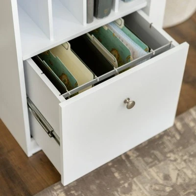 Home Office Deluxe Storage Computer Desk White - Saracina Home Home Office Deluxe Storage Computer Desk White - Saracina Home -Saracina Home Shop GUEST 322a0bb4 5d64 4a03 ba9a 471caff57cfd