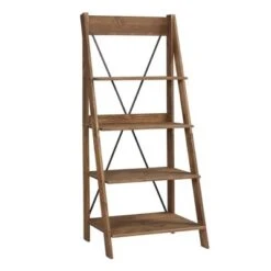 68.25" Boho 4 Tier Solid Wood Ladder Bookshelf Plant Stand - Saracina Home -Saracina Home Shop GUEST 3285c2ba 734f 4328 bac7 0ca33e71dd0d
