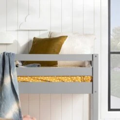 Twin Over Twin Wood Detachable Slat Bunk Bed - Saracina Home -Saracina Home Shop GUEST 3513feba 783a 46c4 b316 c218c6a506ad