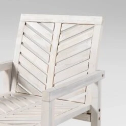 2pk Slatted Chevron Acacia Wood Patio Chairs - Saracina Home 5 2pk Slatted Chevron Acacia Wood Patio Chairs - Saracina Home -Saracina Home Shop GUEST 36bb0c0f 64b2 469f 8201 078ad2f60c04