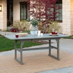 Ravenscroft Modern Boho Acacia Wood Slat Top Rectangle Extendable Outdoor Table - Saracina Home -Saracina Home Shop GUEST 372ffbdb c82c 4861 ab10 0880cfd80c91