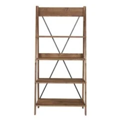 68.25" Boho 4 Tier Solid Wood Ladder Bookshelf Plant Stand - Saracina Home -Saracina Home Shop GUEST 376e28ef 825f 4cd2 b1a0 45d7202a0ce0