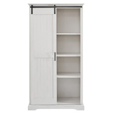 Owens Farmhouse Sliding Barn Door Storage Hutch - Saracina Home Owens Farmhouse Sliding Barn Door Storage Hutch - Saracina Home -Saracina Home Shop GUEST 389e5bd5 bc72 442b 85a6 afe8b1c3d1eb