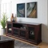 Glass Door Traditional Highboy TV Stand For TVs Up To 80" - Saracina Home -Saracina Home Shop GUEST 38a8ba20 1f63 4128 b391 267c33be8aeb