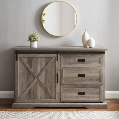 Orson Transitional Sliding X Barn Door Sideboard with 3 Drawers - Saracina Home Orson Transitional Sliding X Barn Door Sideboard With 3 Drawers - Saracina Home -Saracina Home Shop GUEST 3bb5de36 fc83 43c2 8cc9 cc5e886e592b