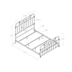 Raven Industrial Vintage Metal Pipe Bed - Saracina Home -Saracina Home Shop GUEST 3de9630d e7fd 4b46 ab76 f05e9b17f416