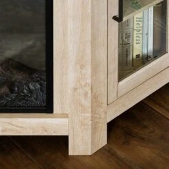 Glass Door Electric Fireplace Corner TV Stand For TVs Up To 50" - Saracina Home -Saracina Home Shop GUEST 3f416d2b 5d85 4796 804e fa0ed62fa98b