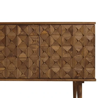58" Modern Boho Solid Pine Wood Closed Storage Sideboard Brown - Saracina Home 58" Modern Boho Solid Pine Wood Closed Storage Sideboard Brown - Saracina Home -Saracina Home Shop GUEST 3f5ad738 07e1 44ad b9a8 8a784a6a558f