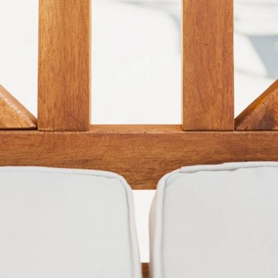 Acacia Wood X-Back Love Seat with Cushions Brown - Saracina Home Acacia Wood X-Back Love Seat With Cushions Brown - Saracina Home -Saracina Home Shop GUEST 4011e201 dc2b 4024 b82d eb79d7cfd72d