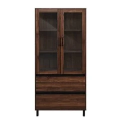 68" Glass Door Storage Hutch With Drawers - Saracina Home 6 68" Glass Door Storage Hutch With Drawers - Saracina Home -Saracina Home Shop GUEST 4107d99b ca0a 4c81 93d8 e403efb6f200