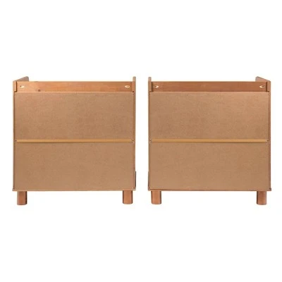 Set of 2 Katie Transitional Tray Top 1 Drawer Solid Wood Nightstands Caramel - Saracina Home Set Of 2 Katie Transitional Tray Top 1 Drawer Solid Wood Nightstands Caramel - Saracina Home -Saracina Home Shop GUEST 420c10fa 8ed1 4125 9ad3 0f1386a55bac