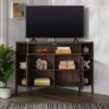 Corner TV Stand For TVs Up To 55" With Metal Mesh Doors - Saracina Home 1 Corner TV Stand For TVs Up To 55" With Metal Mesh Doors - Saracina Home -Saracina Home Shop GUEST 4226f09b ff09 4ada ac4e 8e76250e50c5