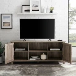 Modern Transitional TV Stand For TVs Up To 65" - Saracina Home -Saracina Home Shop GUEST 42369e3a 4e92 4207 84db ce8ff4043571