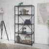 63" 4 Shelf Industrial Transitional Tall Bookshelf - Saracina Home 1 63" 4 Shelf Industrial Transitional Tall Bookshelf - Saracina Home -Saracina Home Shop GUEST 42e64f0b 65ee 4392 87ff 7f720fd98ee0