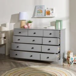 Lauren Classic Transitional 9 Drawer Dresser Storage - Saracina Home -Saracina Home Shop GUEST 44c8d096 3ab9 4901 a314 1cf32de748a9