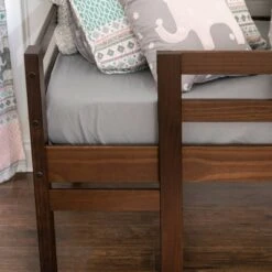 Twin Indy Solid Wood Low Loft Bed Walnut - Saracina Home -Saracina Home Shop GUEST 477d014b ca9f 421f a774 50b8fe69b59d