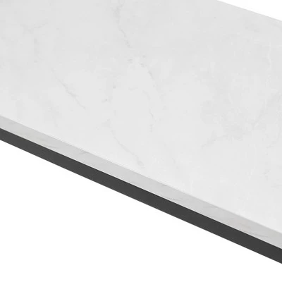 Owen Urban Box Frame Entryway Table Faux Marble White/Black - Saracina Home Owen Urban Box Frame Entryway Table Faux Marble White/Black - Saracina Home -Saracina Home Shop GUEST 47e3d0c2 fe87 43d3 94ce 6212f864927f