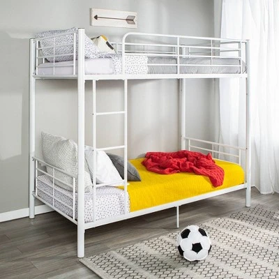 Twin Over Twin Analise Metal Bunk Bed - Saracina Home Twin Over Twin Analise Metal Bunk Bed - Saracina Home -Saracina Home Shop GUEST 47f054be ac4e 4bc9 b720 aadd11bc6b8b