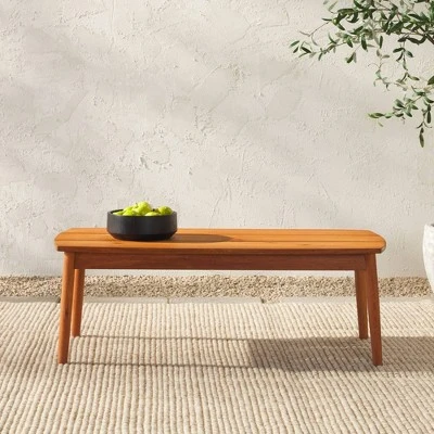 Saracina Home Modern Boho Rounded Rectangle Eucalyptus Patio Coffee Table Saracina Home Modern Boho Rounded Rectangle Eucalyptus Patio Coffee Table -Saracina Home Shop GUEST 48450370 c09f 4260 852e c5db697eb7dd
