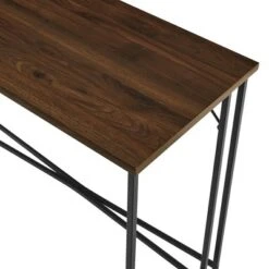 Maxwell Modern Glam Simple Y Leg Writing Desk Dark Walnut - Saracina Home 5 Maxwell Modern Glam Simple Y Leg Writing Desk Dark Walnut - Saracina Home -Saracina Home Shop GUEST 4858e0bf 490a 46dc a55e f2dc7d209800
