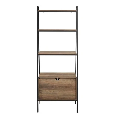 72" Open Shelf and Closed Storage Cabinet Ladder Bookcase - Saracina Home 72" Open Shelf And Closed Storage Cabinet Ladder Bookcase - Saracina Home -Saracina Home Shop GUEST 48b42602 a941 4f60 80c3 bd3ce1969bfa