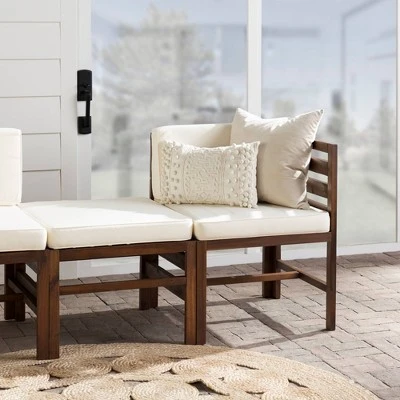 3pc Modular Acacia Wood Patio Chat Set with Cushions - Saracina Home 3pc Modular Acacia Wood Patio Chat Set With Cushions - Saracina Home -Saracina Home Shop GUEST 48d10150 f089 44ef b82f af62ec51feb2