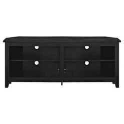 Transitional 4 Cubby Wood Open Storage Corner TV Stand For TVs Up To 65" - Saracina Home -Saracina Home Shop GUEST 4917b106 5e2a 40e4 8aa2 a4963e7e702d