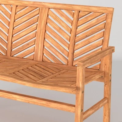 Slatted Chevron Acacia Wood Patio Loveseat – Saracina Home Slatted Chevron Acacia Wood Patio Loveseat – Saracina Home -Saracina Home Shop GUEST 4a574b41 46e1 4ef8 8a5b ab916811f1ac