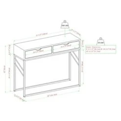 Faux Shagreen Modern 2 Drawer Entry Table - Saracina Home -Saracina Home Shop GUEST 4aa04f70 49b4 4cd7 b888 323ed46f204a