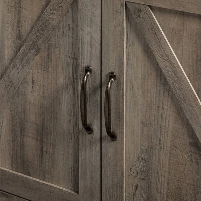 2 Door Farmhouse Highboy TV Stand for TVs up to 65" Gray Wash - Saracina Home 2 Door Farmhouse Highboy TV Stand For TVs Up To 65" Gray Wash - Saracina Home -Saracina Home Shop GUEST 4b4984d8 e9f1 4a05 9b39 067fe3bd2d6b