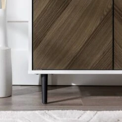 Angelo Modern Bookmatch Accent Cabinet - Saracina Home -Saracina Home Shop GUEST 4c2cd6ce b62e 4909 bab6 47b6d1976917