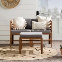 3pc Modular Acacia Wood Patio Chat Set With Cushions - Saracina Home 19 3pc Modular Acacia Wood Patio Chat Set With Cushions - Saracina Home -Saracina Home Shop GUEST 4cc38bd9 3ca1 4e61 a564 59459ce12f1d