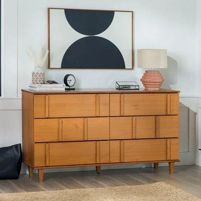 Modern Vertical Accent Solid Wood 6 Drawer Double Dresser - Saracina Home Modern Vertical Accent Solid Wood 6 Drawer Double Dresser - Saracina Home -Saracina Home Shop GUEST 4d059c13 e04c 4577 bb30 5a5ea4b0aa24