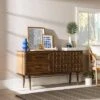 58" Modern Boho Solid Pine Wood Closed Storage Sideboard Brown - Saracina Home -Saracina Home Shop GUEST 4eaa224c e77d 421c b734 a28cf0384f6d
