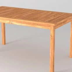 Acacia Wood Patio Simple Rectangle Dining Table - Saracina Home -Saracina Home Shop GUEST 4eb54ced 4563 442b 906d 334570edae50