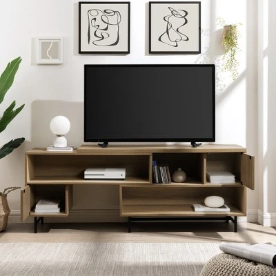 Modern Reeded Door Extendable TV Stand for TVs up to 50" - Saracina Home Modern Reeded Door Extendable TV Stand For TVs Up To 50" - Saracina Home -Saracina Home Shop GUEST 4ec78b70 4c65 40cb ac6e 350b0e995cb0