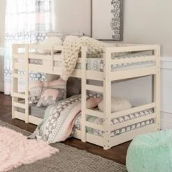 Twin Over Twin Indy Solid Wood Low Bunk Bed - Saracina Home 8 Twin Over Twin Indy Solid Wood Low Bunk Bed - Saracina Home -Saracina Home Shop GUEST 4f052a60 3845 4f84 91b9 34fbe3eba04e