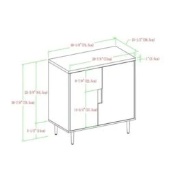 Modern Accent Cabinet With Color Pop Interior - Saracina Home -Saracina Home Shop GUEST 5086d616 ad3e 40ba bca2 a4861a7e7a12