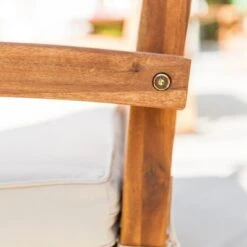 Acacia Wood X-Back Love Seat With Cushions Brown - Saracina Home 6 Acacia Wood X-Back Love Seat With Cushions Brown - Saracina Home -Saracina Home Shop GUEST 55ed72cc a28a 447d 9d4f 8282777f0da0