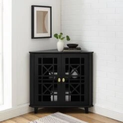 2 Door Corner Accent Cabinet With Fretwork Doors - Saracina Home 6 2 Door Corner Accent Cabinet With Fretwork Doors - Saracina Home -Saracina Home Shop GUEST 56432bd0 d98d 41c7 8ca0 8e740f3e8fc7