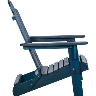 Genovia Transitional Acacia Wood Outdoor Adirondack Chair with Wine Holder - Saracina Home Genovia Transitional Acacia Wood Outdoor Adirondack Chair With Wine Holder - Saracina Home -Saracina Home Shop GUEST 582da842 404b 46f0 9201 99ee8062b399