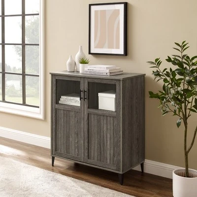 Transitional Glass and Grooved Door Accent Cabinet - Saracina Home Transitional Glass And Grooved Door Accent Cabinet - Saracina Home -Saracina Home Shop GUEST 59a7cd99 2ed4 4c86 87d4 fa2686640862