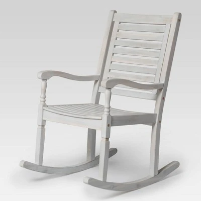 Bamberg Transitional Acacia Wood Outdoor Rocking Chair - Saracina Home Bamberg Transitional Acacia Wood Outdoor Rocking Chair - Saracina Home -Saracina Home Shop GUEST 5a86f5a0 2763 4859 9f98 43217eb6c795