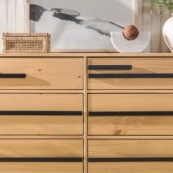 Modern 6 Drawer Double Dresser With Long Handles - Saracina Home 12 Modern 6 Drawer Double Dresser With Long Handles - Saracina Home -Saracina Home Shop GUEST 5b16cb77 cc3e 4701 b84b 8f569b9f2f69