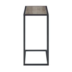 23" Modern Rectangle Two-Tone C Side Table With Metal Base - Saracina Home 5 23" Modern Rectangle Two-Tone C Side Table With Metal Base - Saracina Home -Saracina Home Shop GUEST 5bfa4338 4c50 438e 8f84 c70205739613