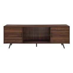 2 Door Mid-Century Modern Wood Storage TV Stand For TVs Up To 80" - Saracina Home -Saracina Home Shop GUEST 5c5500e9 ceea 4ccd 98a6 a8f014d1cbc5