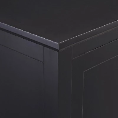 Sliding Door Transitional Wood Storage TV Stand for TVs up to 80" Black - Saracina Home Sliding Door Transitional Wood Storage TV Stand For TVs Up To 80" Black - Saracina Home -Saracina Home Shop GUEST 5dc15719 c8ca 48d7 b3cc 710197c0a83a