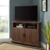 Grooved Door Corner TV Stand For TVs Up To 45" - Saracina Home 1 Grooved Door Corner TV Stand For TVs Up To 45" - Saracina Home -Saracina Home Shop GUEST 5ed010fd cbea 4011 9061 ea17c79f1c40